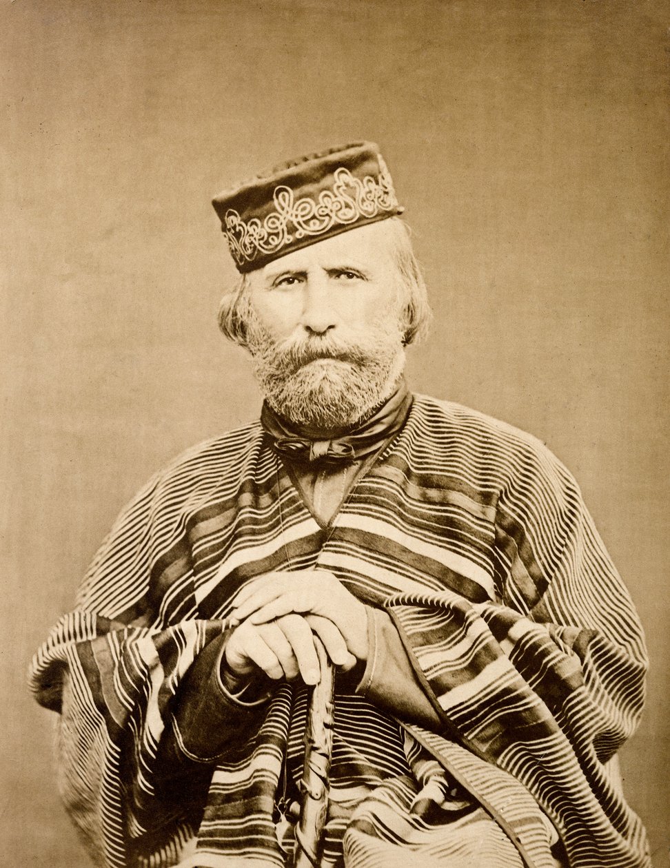 Portræt af Giuseppe Garibaldi (1807-1882) 1865 af Unknown artist