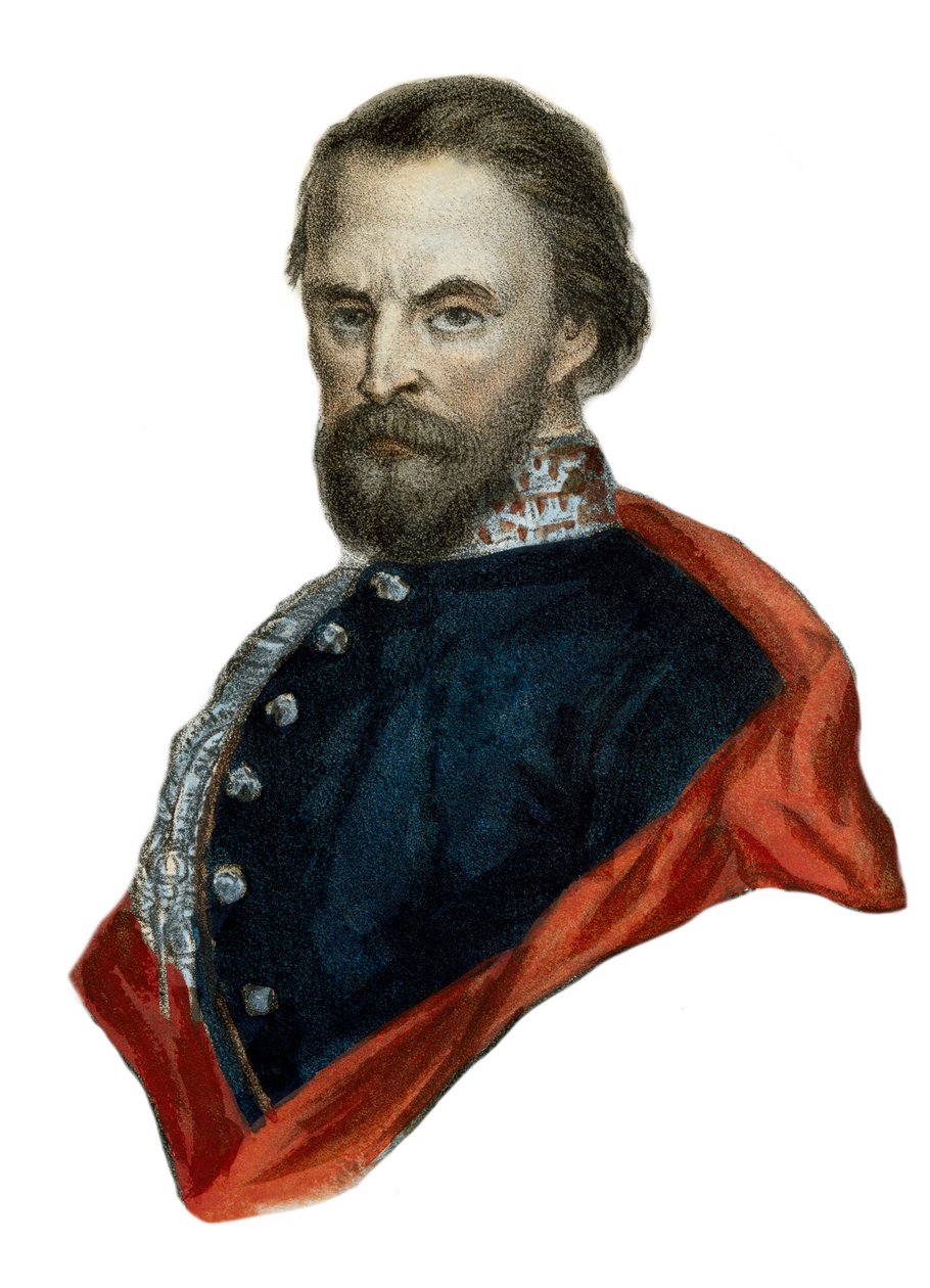 Portræt af Giuseppe Garibaldi af Unknown artist