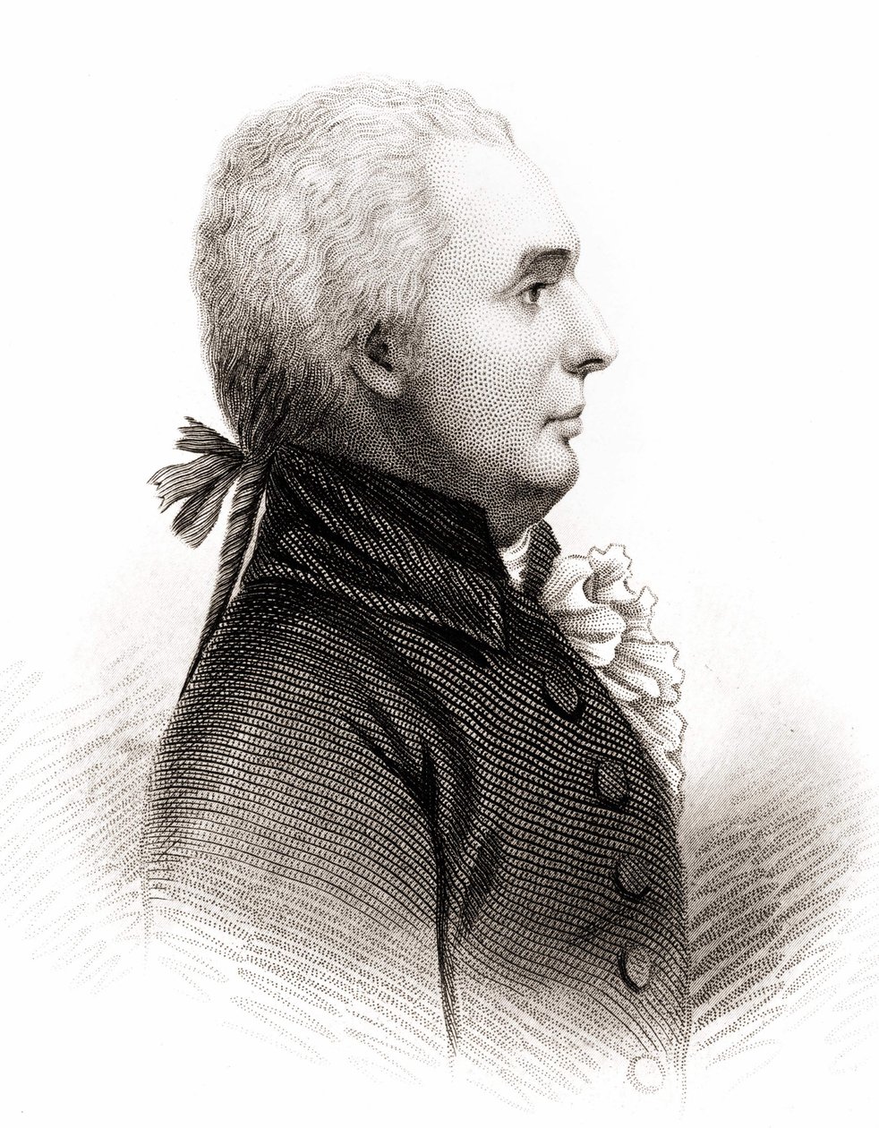 Portræt af guvernør Morris (1752-1816). af Unknown artist