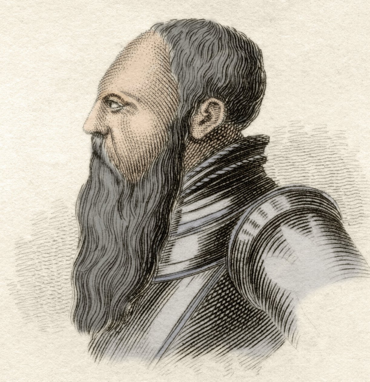 Portræt af Gustave I Vasa eller Gustav Vasa, konge af Sverige (1496-1560). af Unknown artist