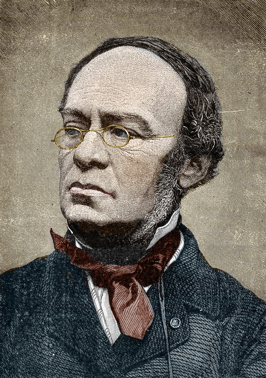 Portræt af Halevy sagde Jacques Fromental Levy, fransk komponist (1799-1862). af Unknown artist