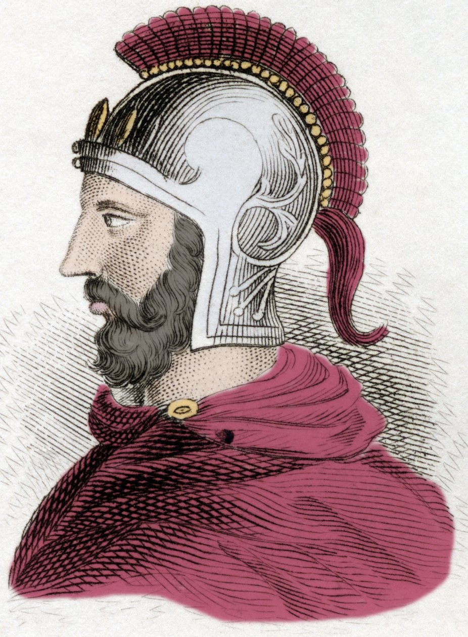 Portræt af Hannibal eller Annibal Barca (ca. 247-183 f.Kr.), karthaginsk general og statsmand. af Unknown artist