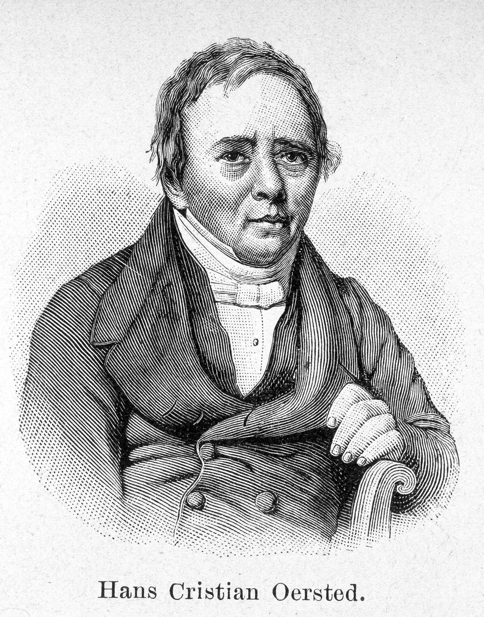 Portræt af Hans Christian Ørsted (Oersted eller Ørsted af Unknown artist