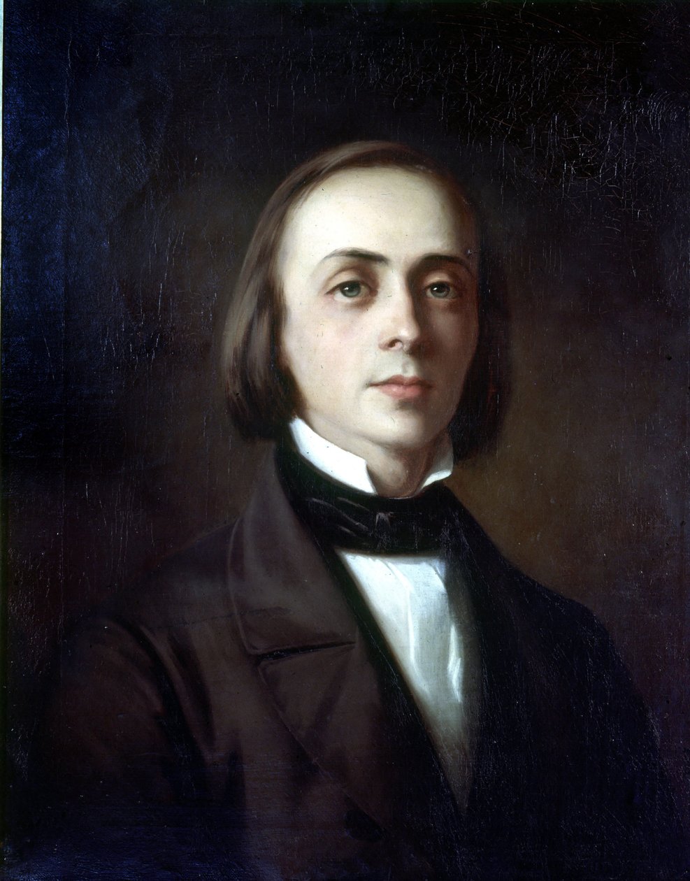 Portræt af Hans von Bulow (1830 - 1894), tysk dirigent. Maleri. Wagner Museum Bayreuth. af Unknown artist