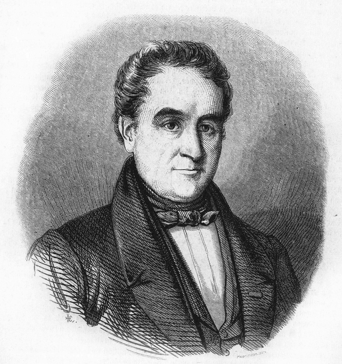 Portræt af Hendrik Tollens 1780-1856. hollandsk digter. af Unknown artist