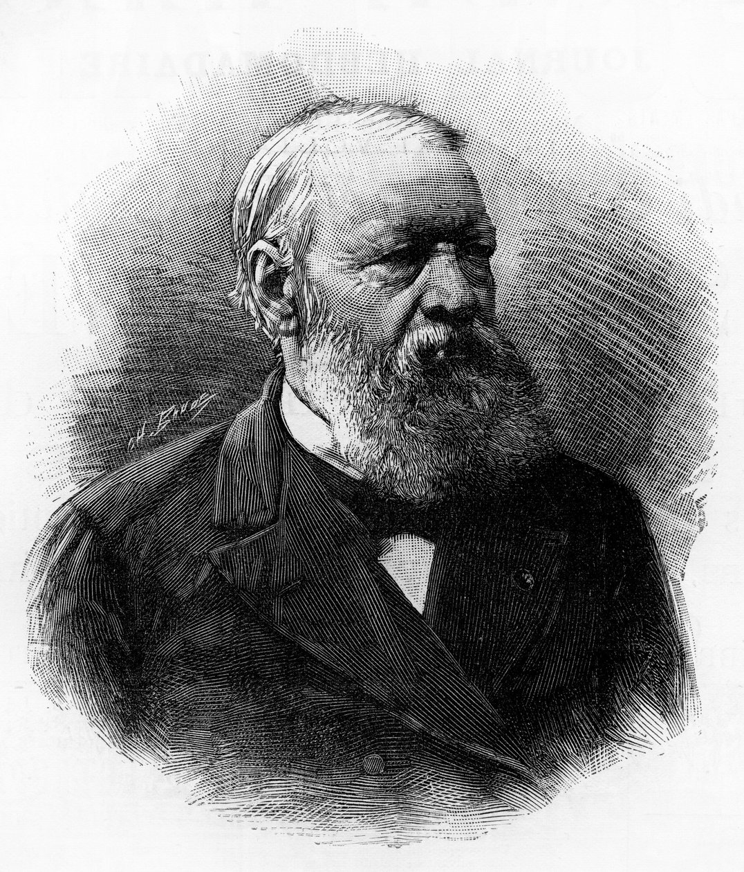Portræt af Henri Conscience (Hendrik Conscience af Unknown artist