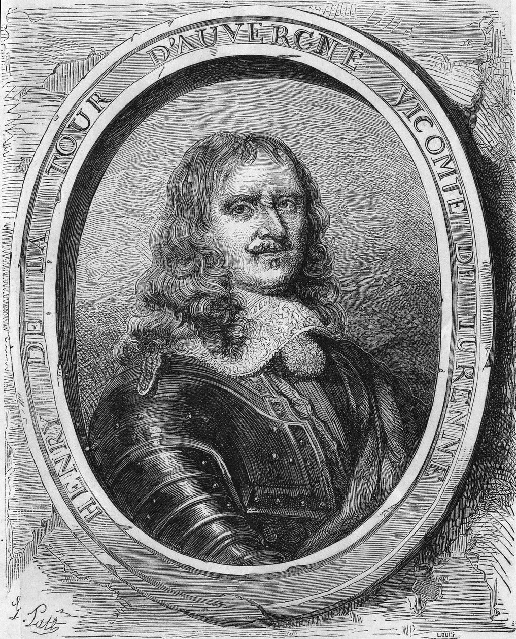 Portræt af Henri de La Tour d