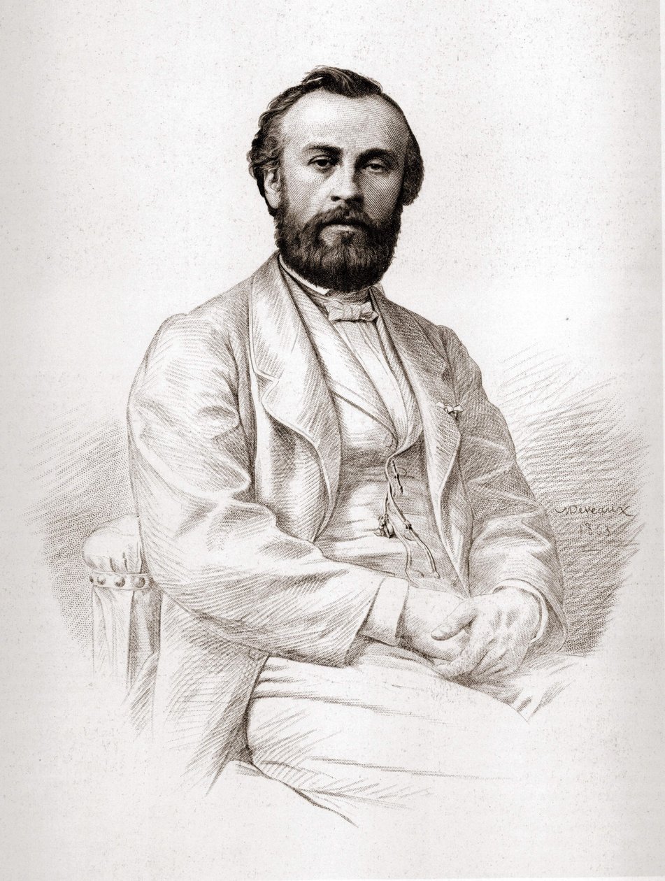 Portræt af Henry Giffard (1825-1882), fransk ingeniør. af Unknown artist