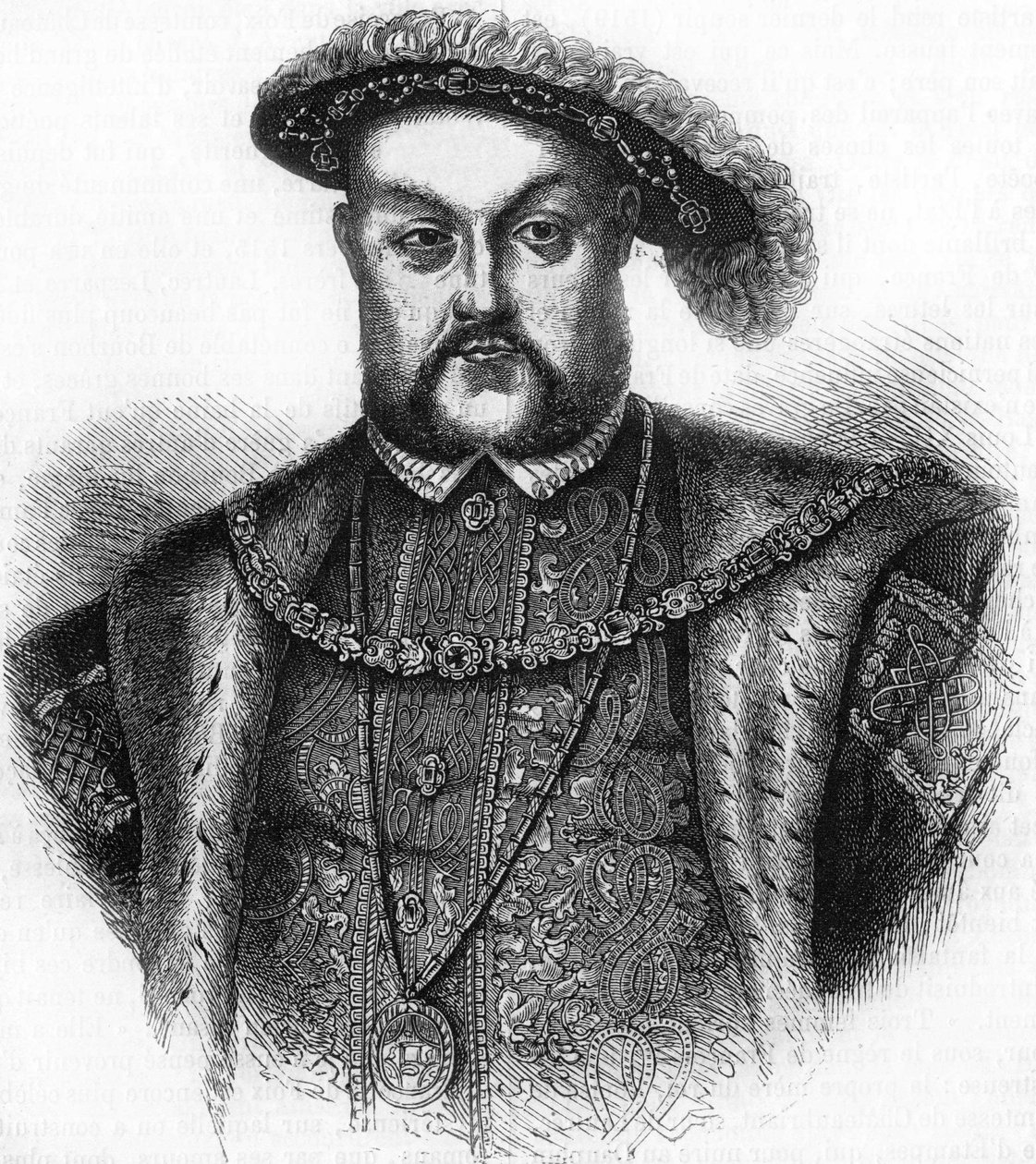 Portræt af Henrik VIII, konge af England og Irland (1491-1547). af Unknown artist