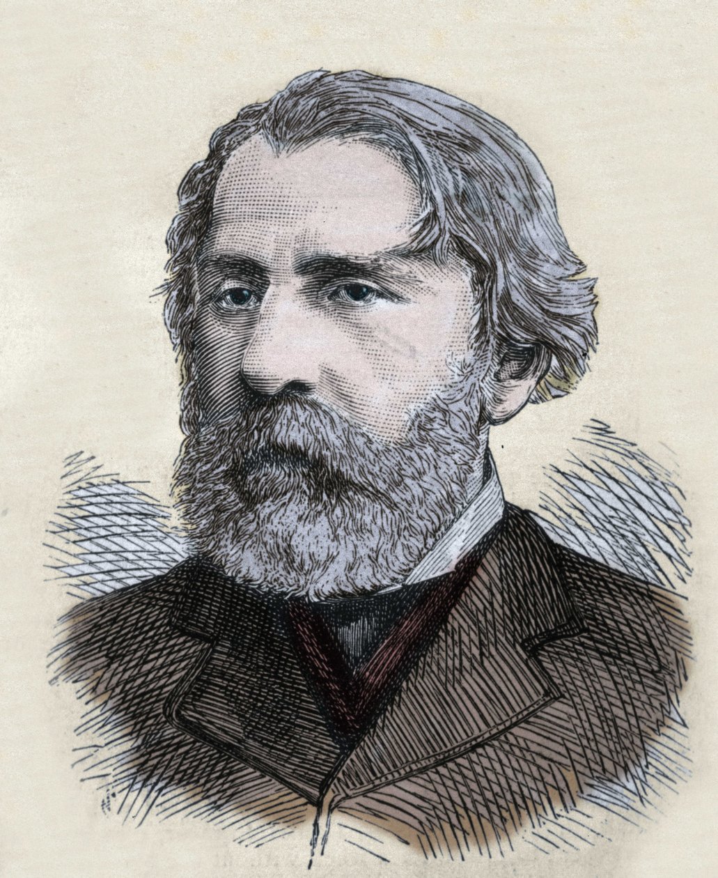 Portræt af Ivan Turgeniev (Turgenev af Unknown artist