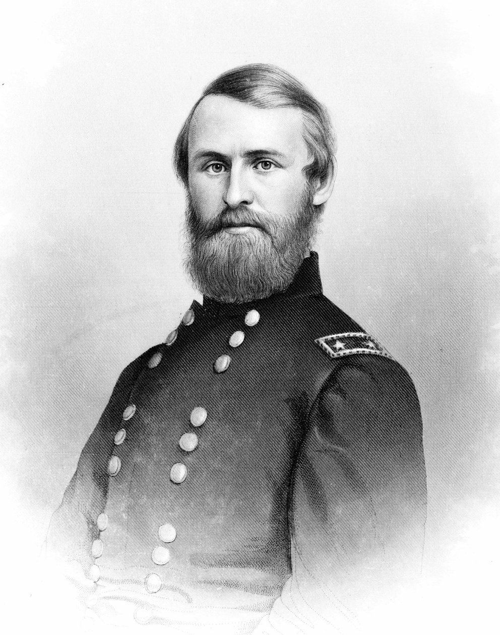Portræt af Jacob Dolson Cox, der deltog i borgerkrigen. af Unknown artist