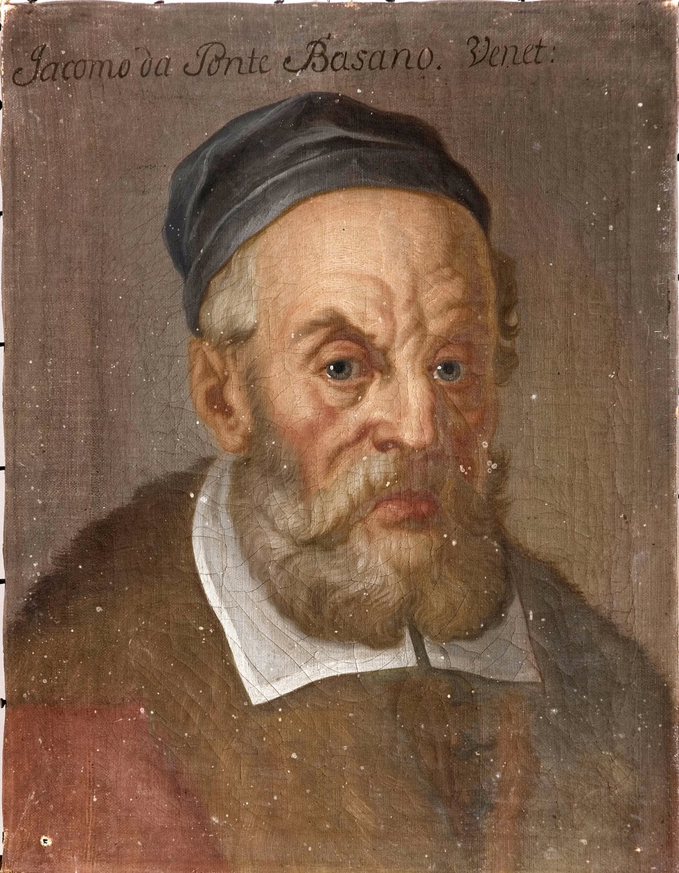 Portræt af Jacopo Bassano (Jacopo dal Ponte) (ca. 1510-1592), Anonym . Olie på lærred, ca 1590. Mål: 39x31 cm. Nationalmuseum Stockholm af Unknown artist