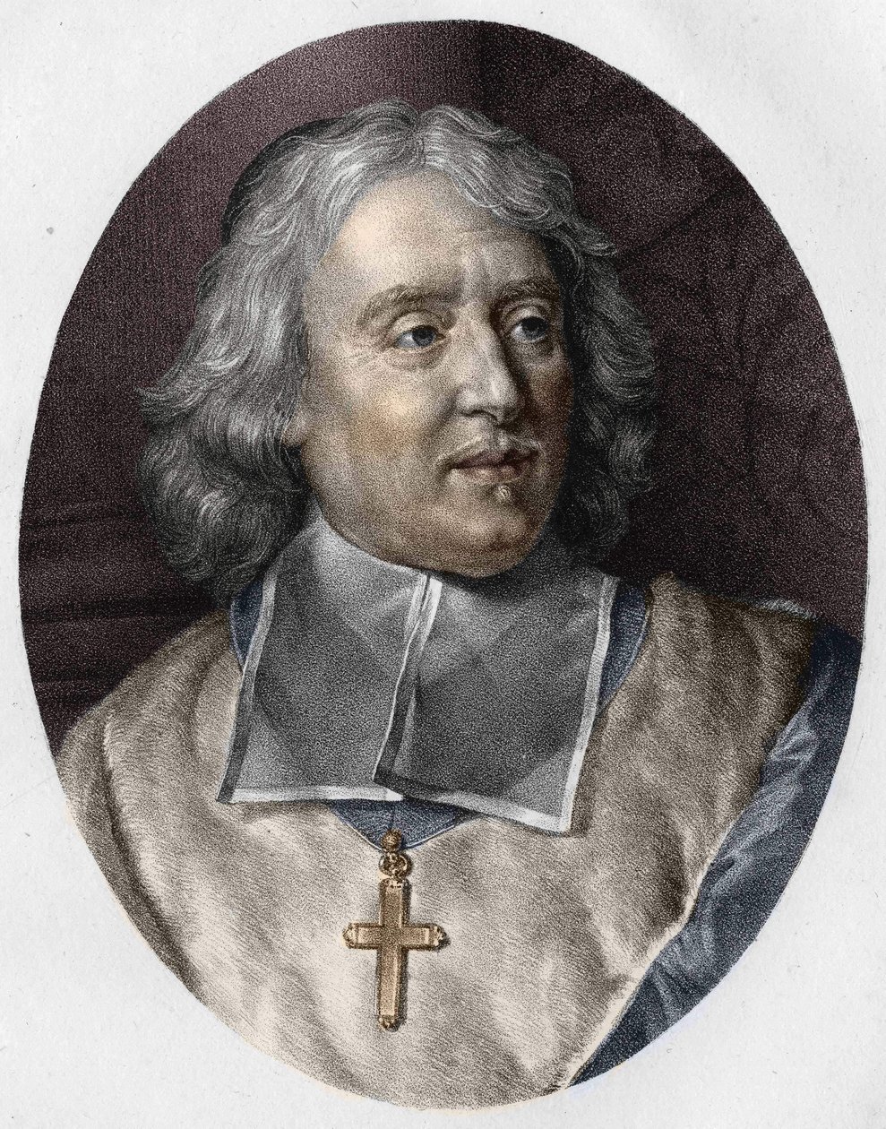 Portræt af Jacques-Benigne (Jacques Benigne) Bossuet (1627 - 1704). af Unknown artist