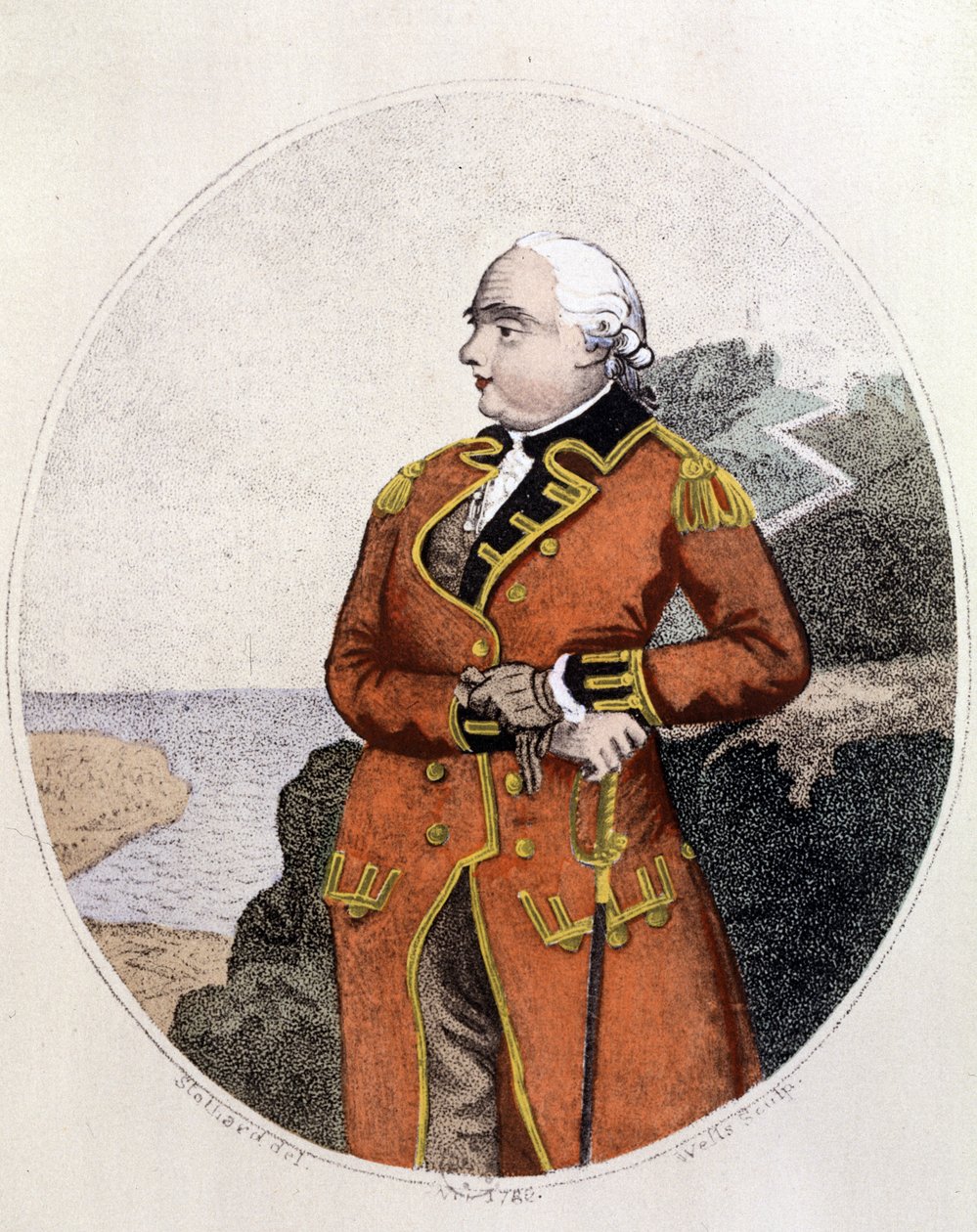 Portræt af James Cook (1728 - 1779) af Unknown artist