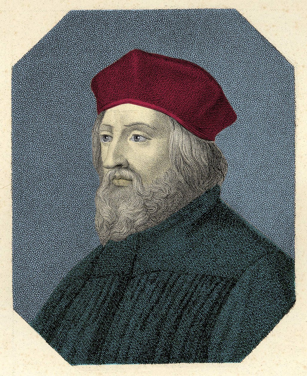 Portræt af Jan Hus (eller Jean Huss af Unknown artist