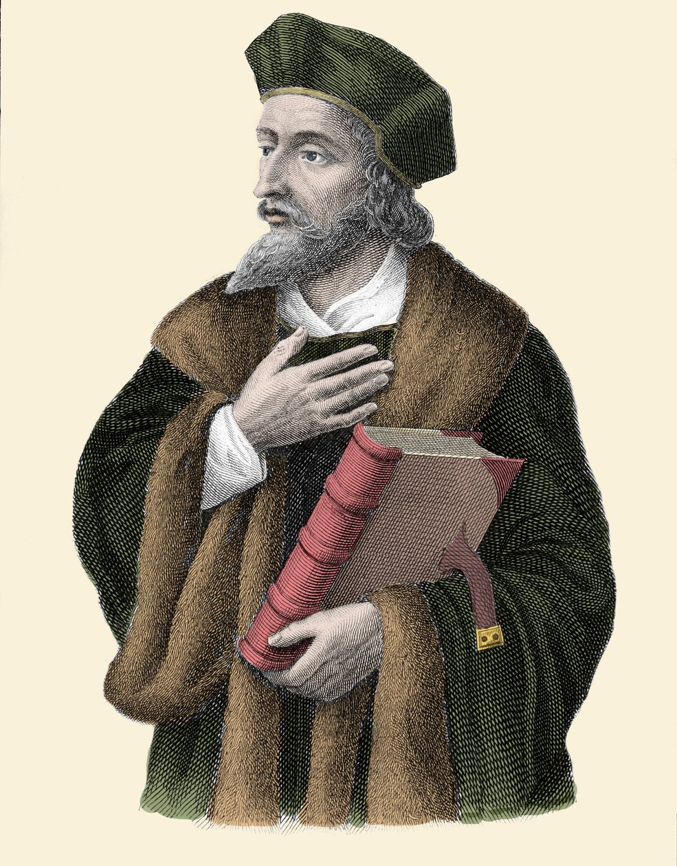 Portræt af Jan Hus (eller Jean Huss af Unknown artist