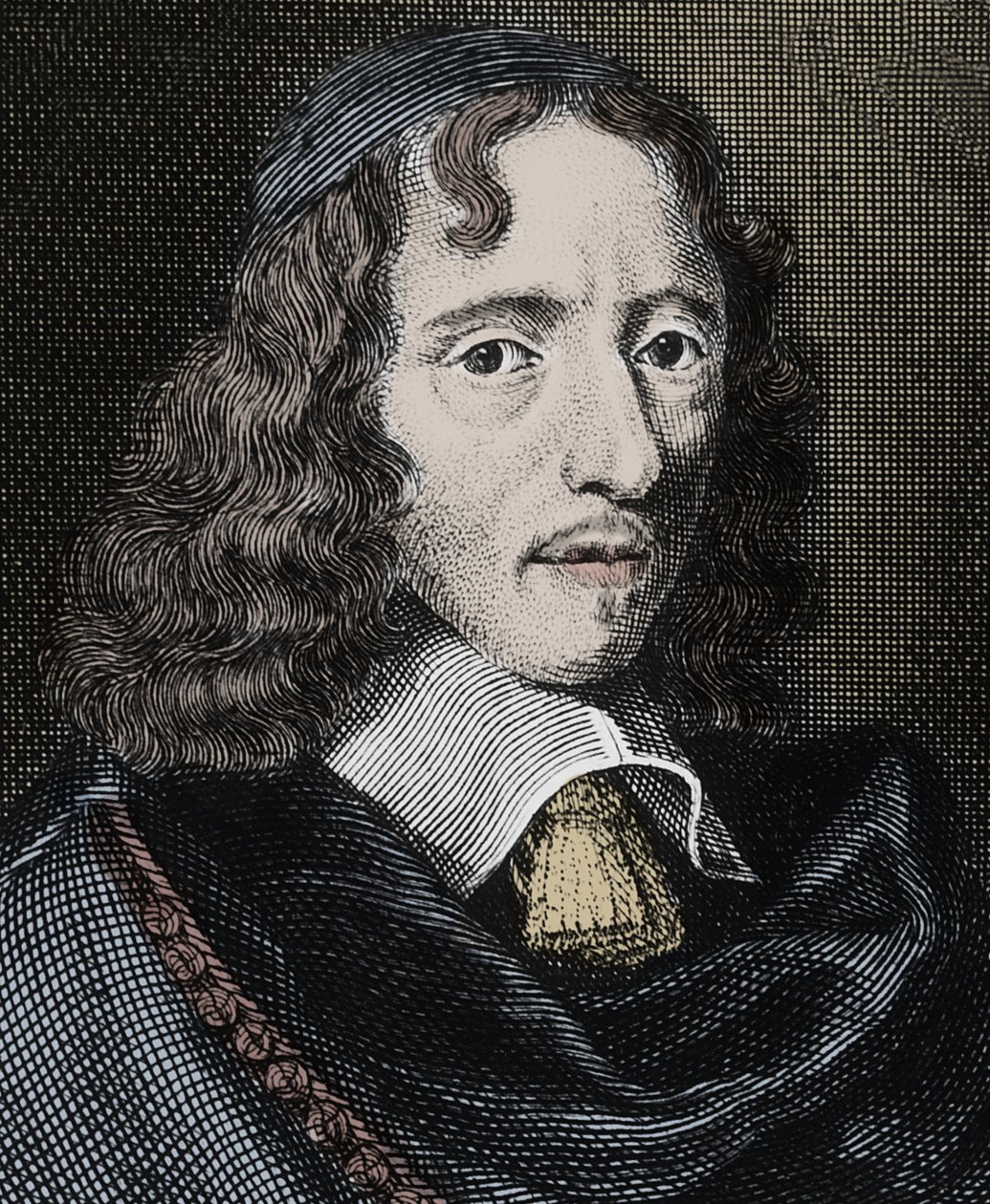 Portræt af Jean Chapelain (1595-1674), fransk digter - Stik - Jean Chapelain (1595-1674) fransk digter og litteraturkritiker - Stik af Unknown artist