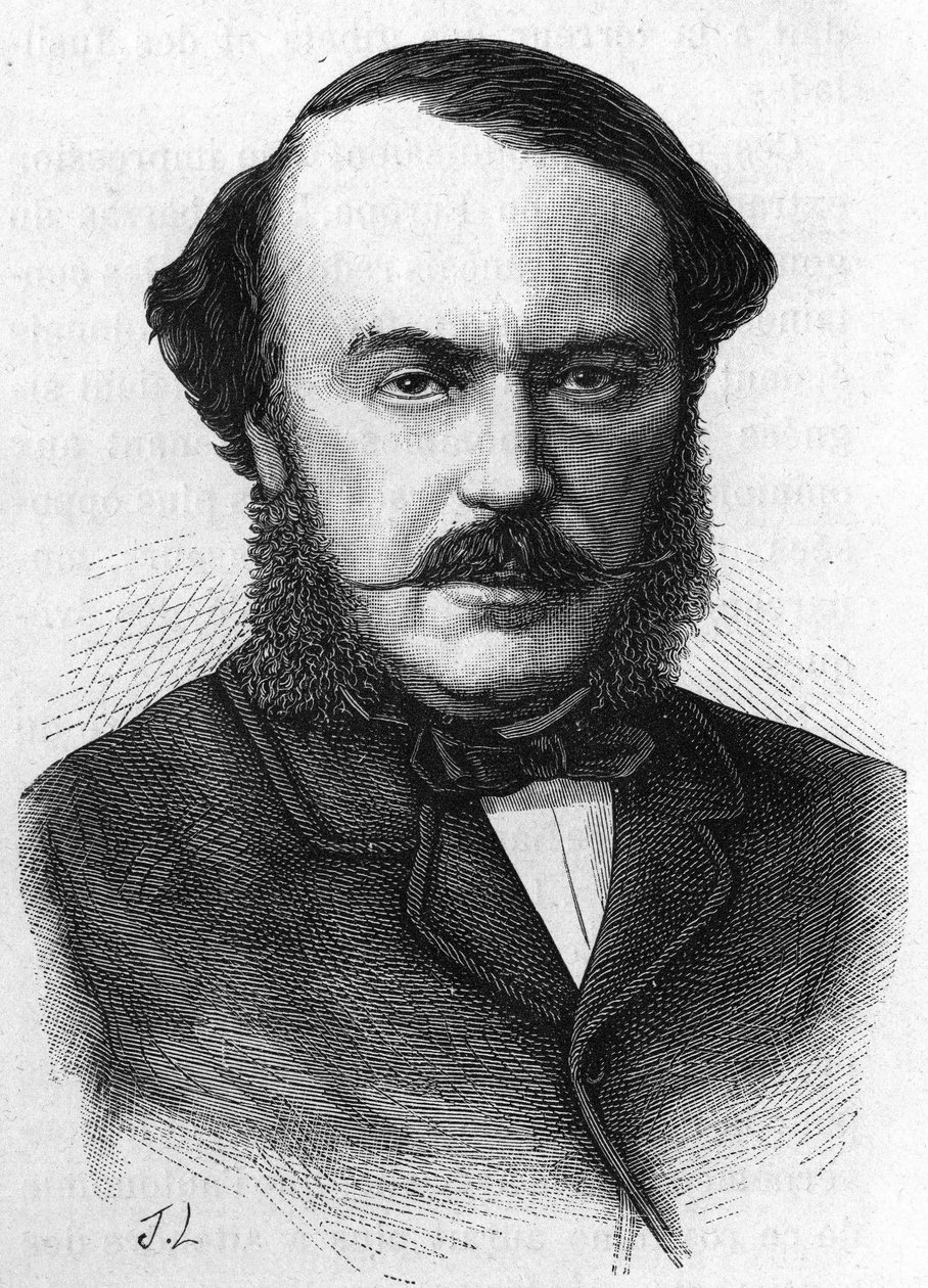 Portræt af Jean Gilbert Victor Fialin, hertug af Persigny (1808-1872), fransk politiker. af Unknown artist