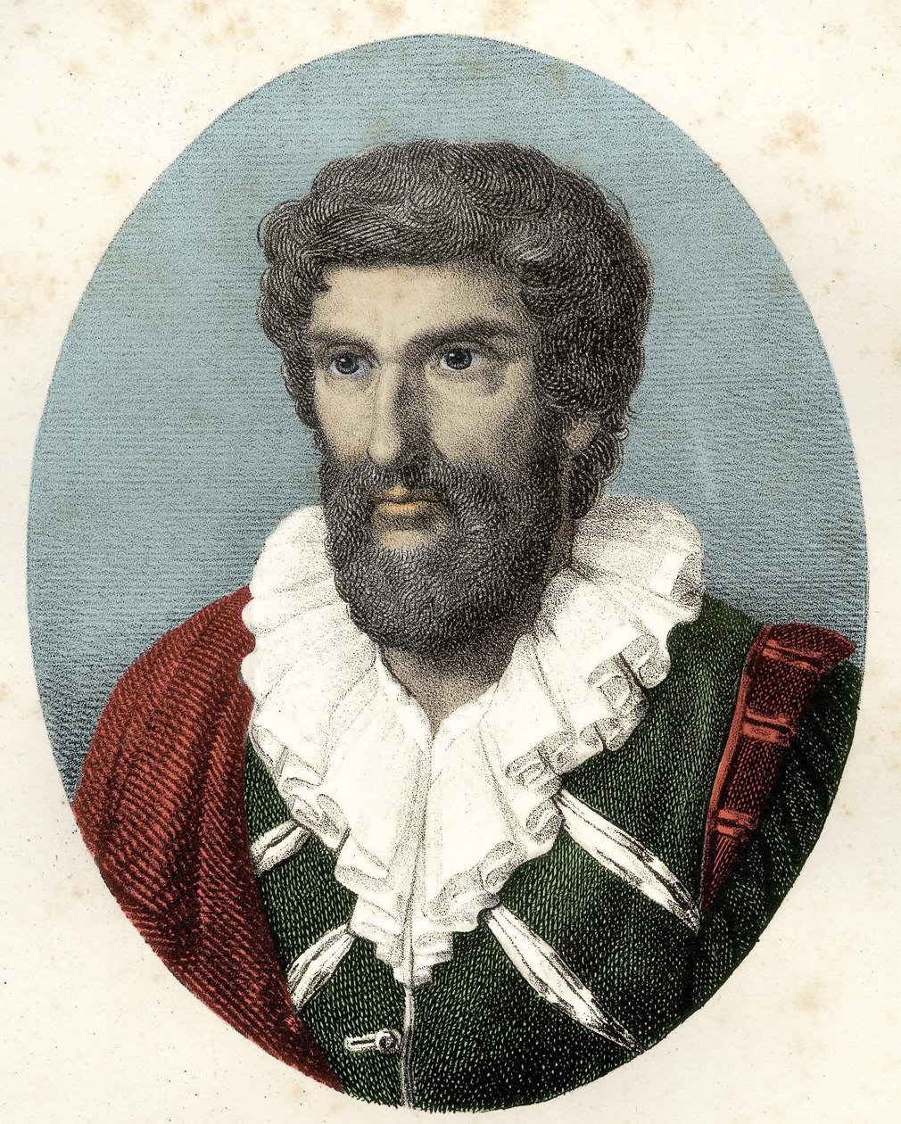Portræt af Jean Goujon (1510 - v. 1566) fransk billedhugger, designer og arkitekt. af Unknown artist