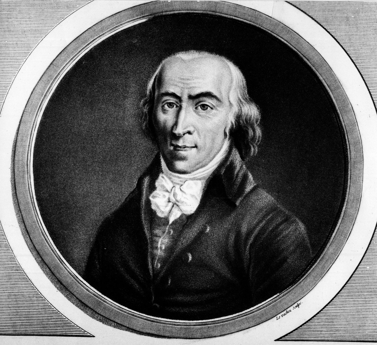 Portræt af Jean Marie Roland de la Platiere (1734-1793), fransk minister. Indgravering i "" Komplet samling af historiske malerier fra den franske revolution, i tre bind.""" 1804. af Unknown artist