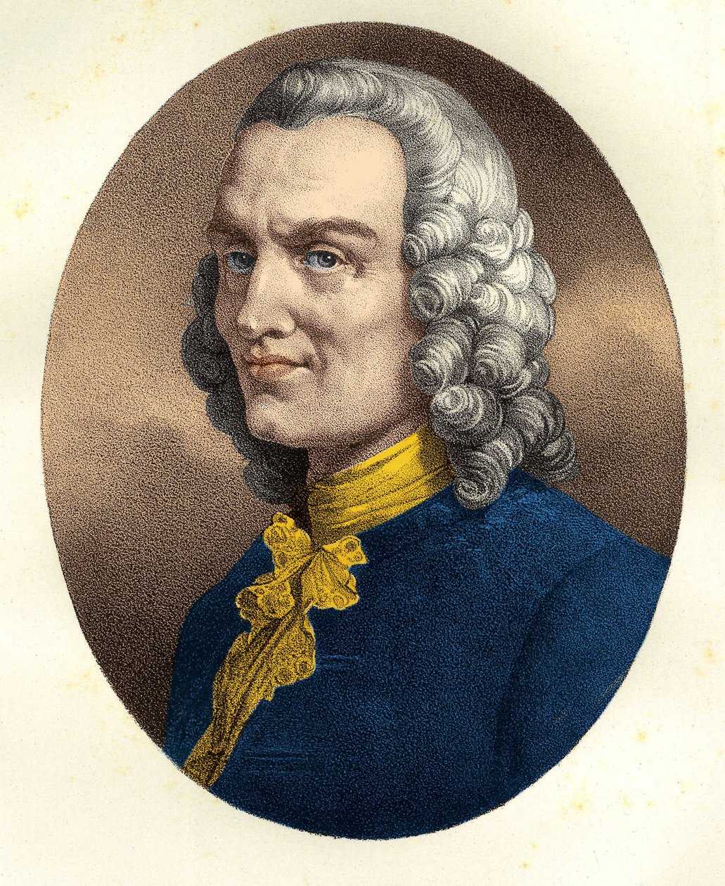 Portræt af Jean-Philippe (Jean-Philippe) Rameau (1683 - 1764) af Unknown artist