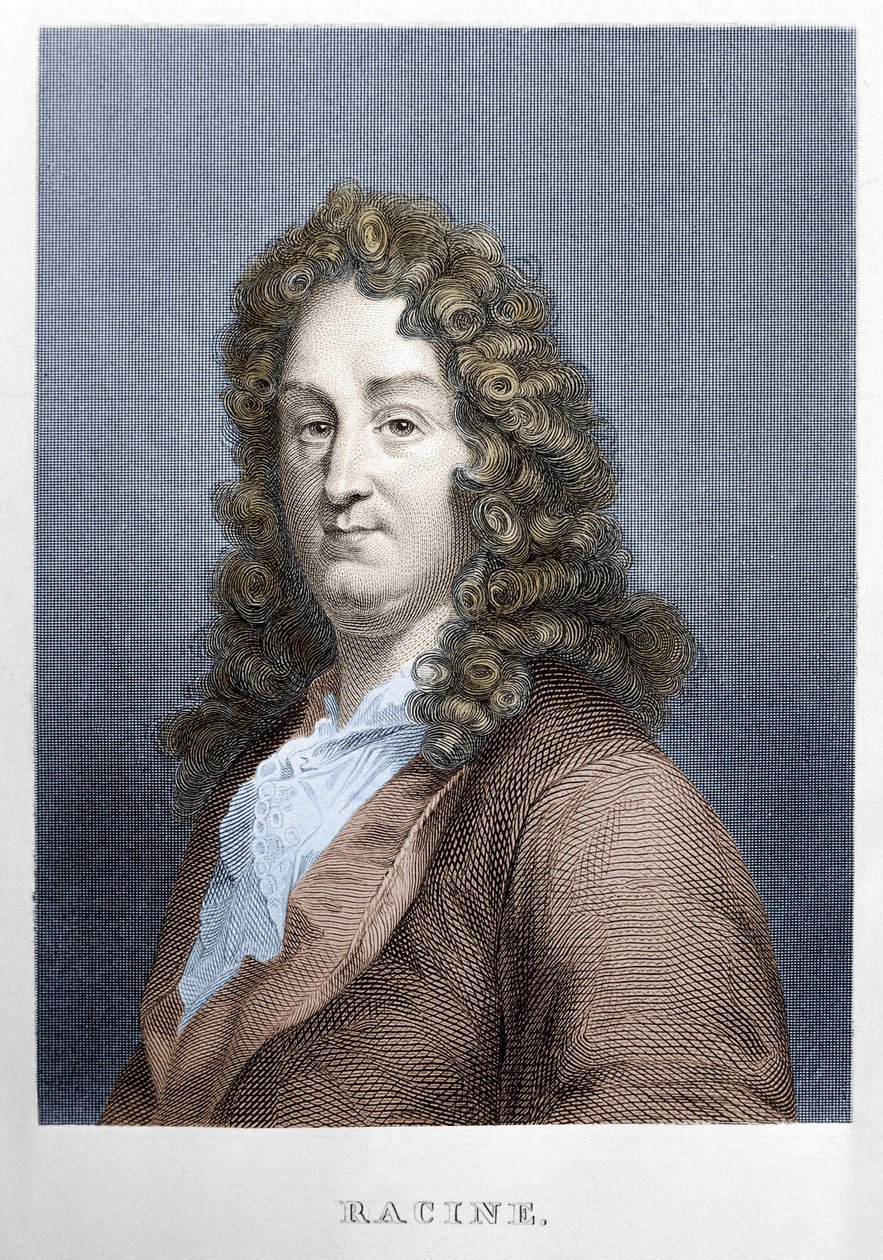 Portræt af Jean Racine (1639 - 1699), fransk dramatiker. af Unknown artist