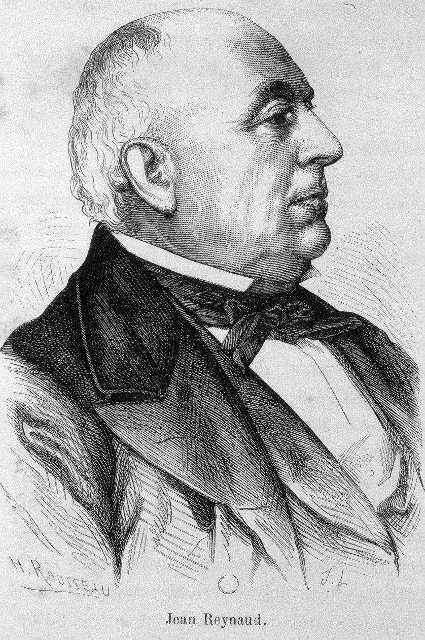 Portræt af Jean Reynaud (1806-1863) var en fransk filosof. af Unknown artist
