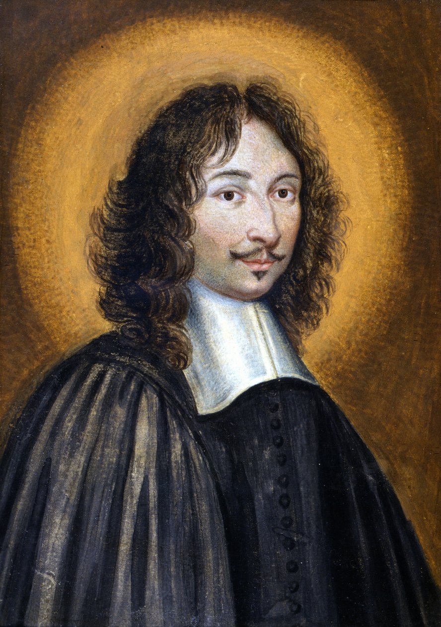 Portræt af Jean de Rotrou (1609 - 1650). Anonym pastel fra det 17. århundrede. Privat samling. af Unknown artist