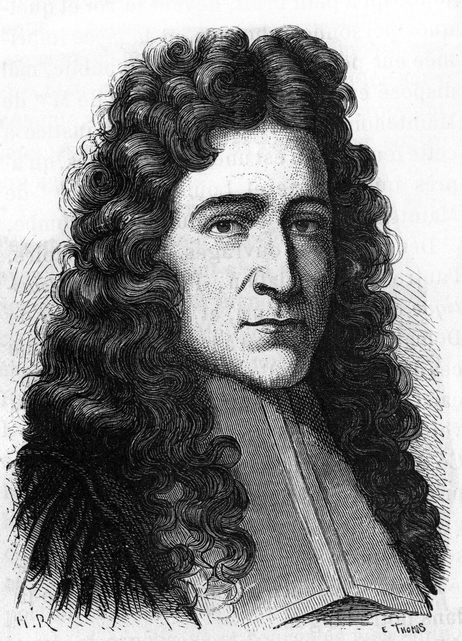 Portræt af Jen Domat. fransk juridisk konsulent. (1625-1696) af Unknown artist