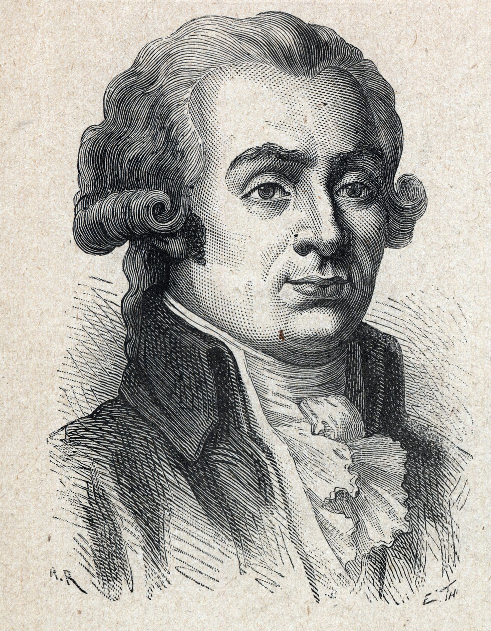 Portræt af Jerome Petion de Villeneuve (1756-1794), fransk politiker. af Unknown artist