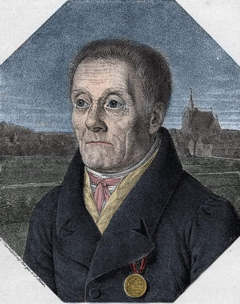 Portræt af Joachim Christian Nettelbeck af Unknown artist