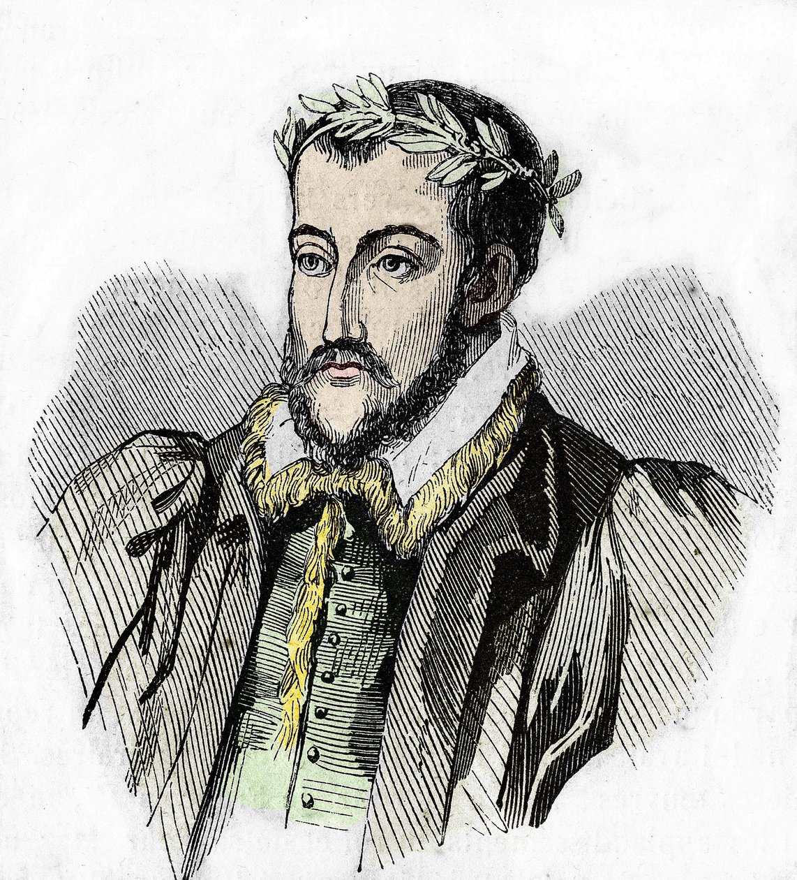 Portræt af Joachim du Bellay. Fransk digter (Château du Liré, Maine-et-Loire af Unknown artist