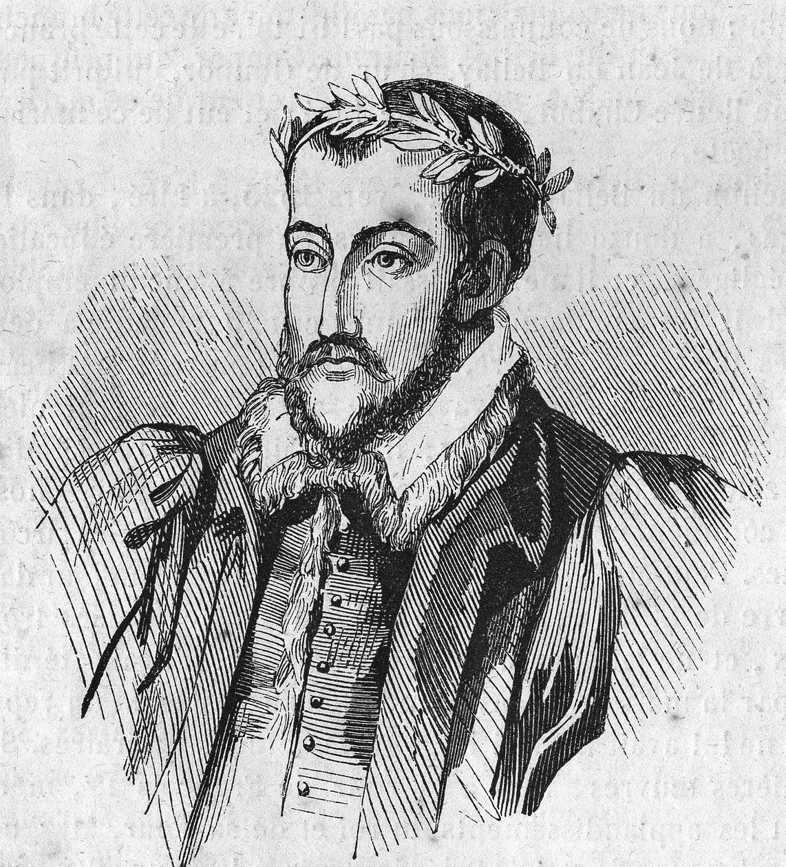 Portræt af Joachim du Bellay: fransk digter (chateau du Liré, Maine-et-Loire af Unknown artist