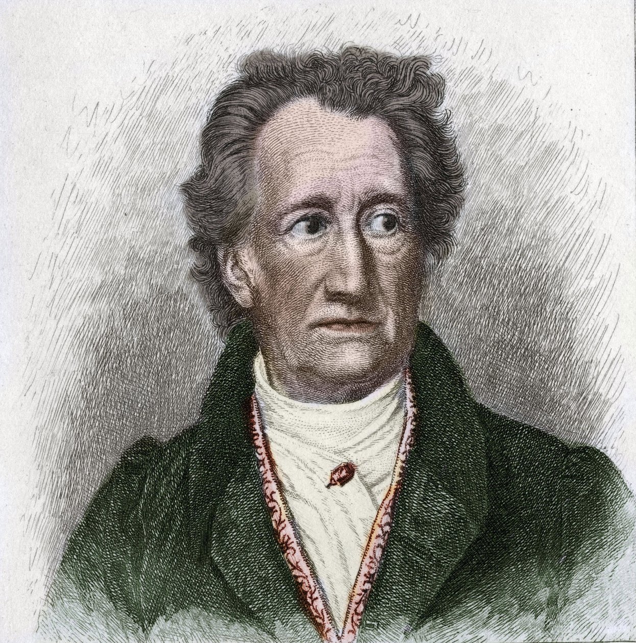 Portræt af Johann Wolfgang Goethe (1749 - 1832), tysk forfatter af Unknown artist