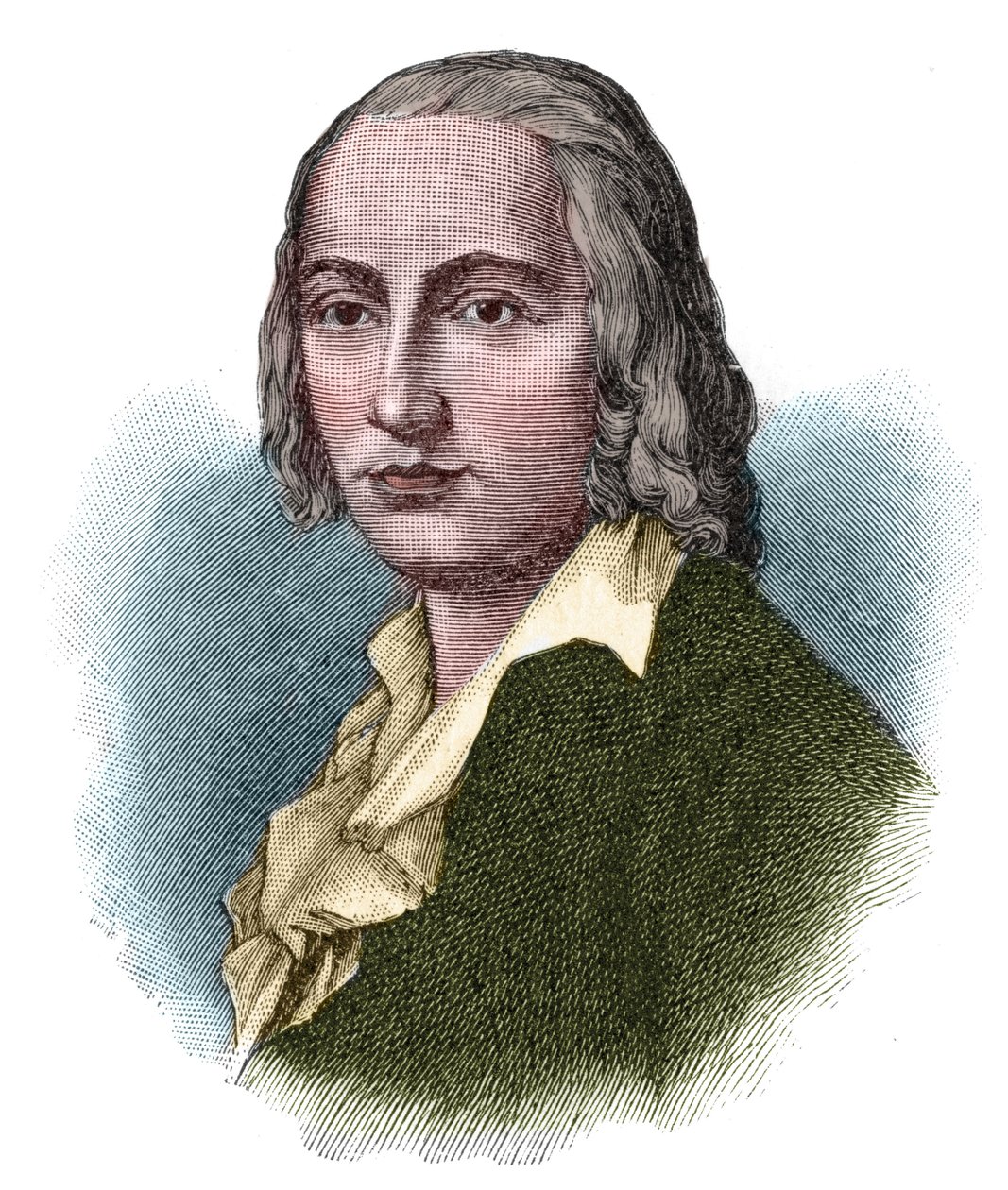 Portræt af Johann Christian Friedrich Holderlin (1770-1843), tysk digter og romantisk tænker. af Unknown artist