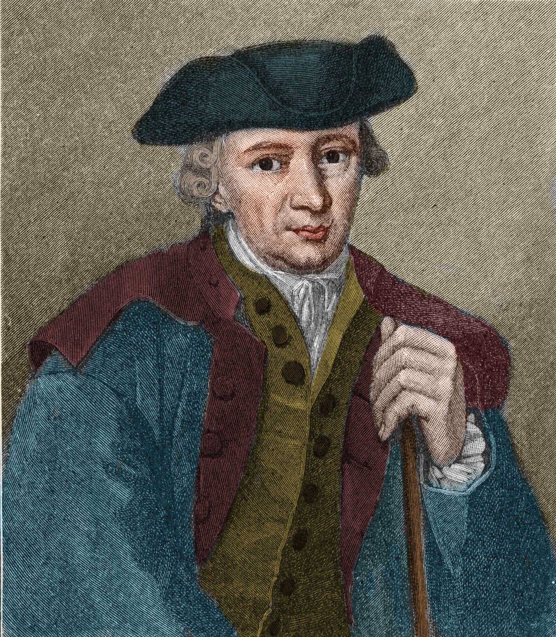 Portræt af Johann Georg Hamann (1730-1788), tysk filosof og forfatter. af Unknown artist