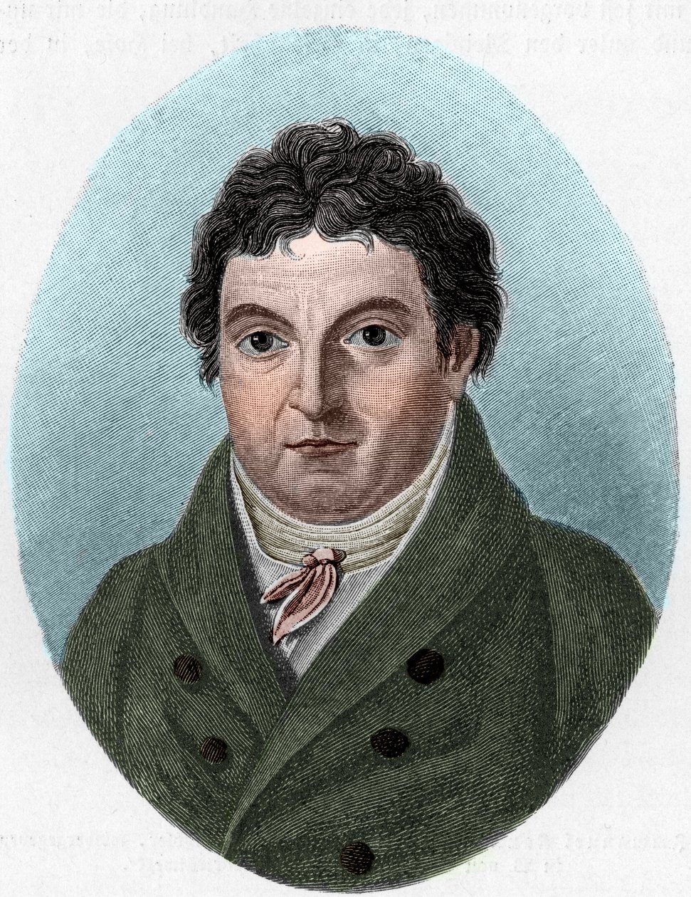 Portræt af Johann Gottlieb Fichte (1762-1814), tysk filosof af Unknown artist