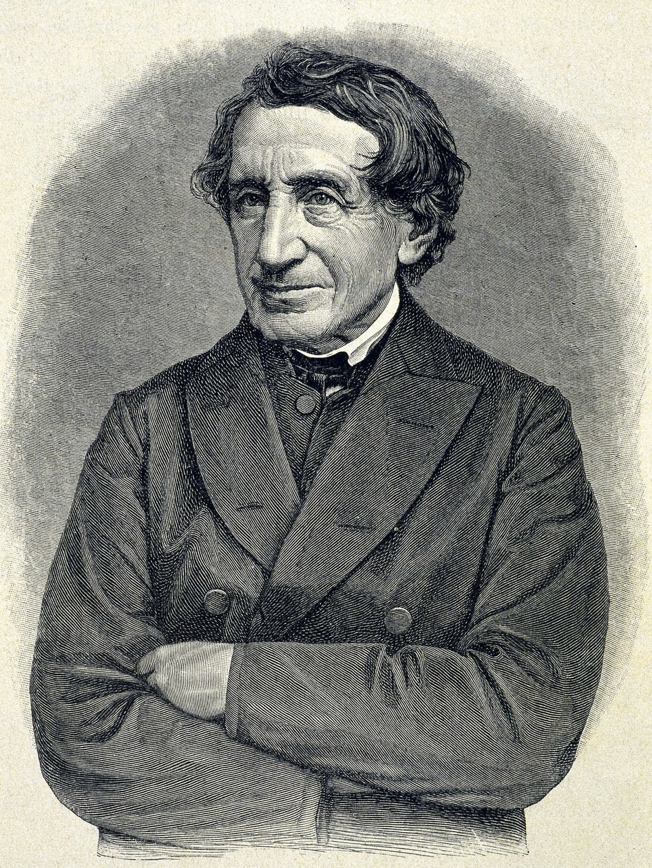 Portræt af Johann Joseph Ignaz von Dollinger (1799 - 1890), Alllemand-præst og professor i kirkehistorie af Unknown artist