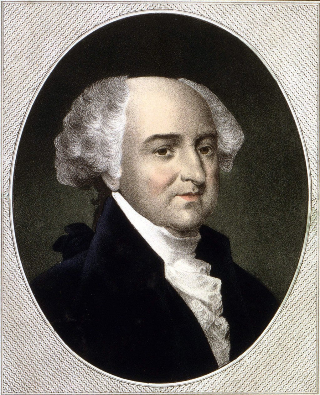 Portræt af John Adams (1735 - 1826), USA