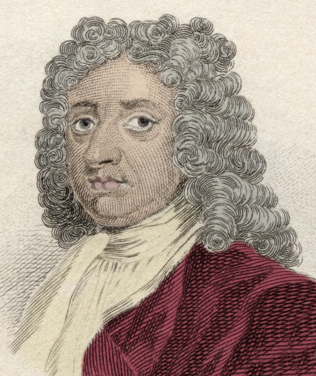 Portræt af John Churchill, første hertug af Marlborough (1650-1722), engelsk general og statsmand. Indgravering af det 19. århundrede. af Unknown artist