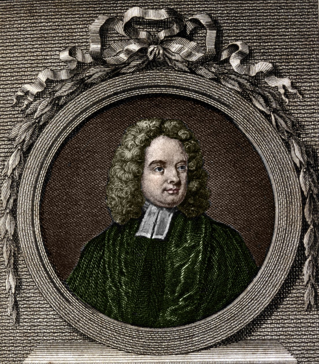 Portræt af Jonathan Swift. Irsk forfatter (1667 til 1745). af Unknown artist