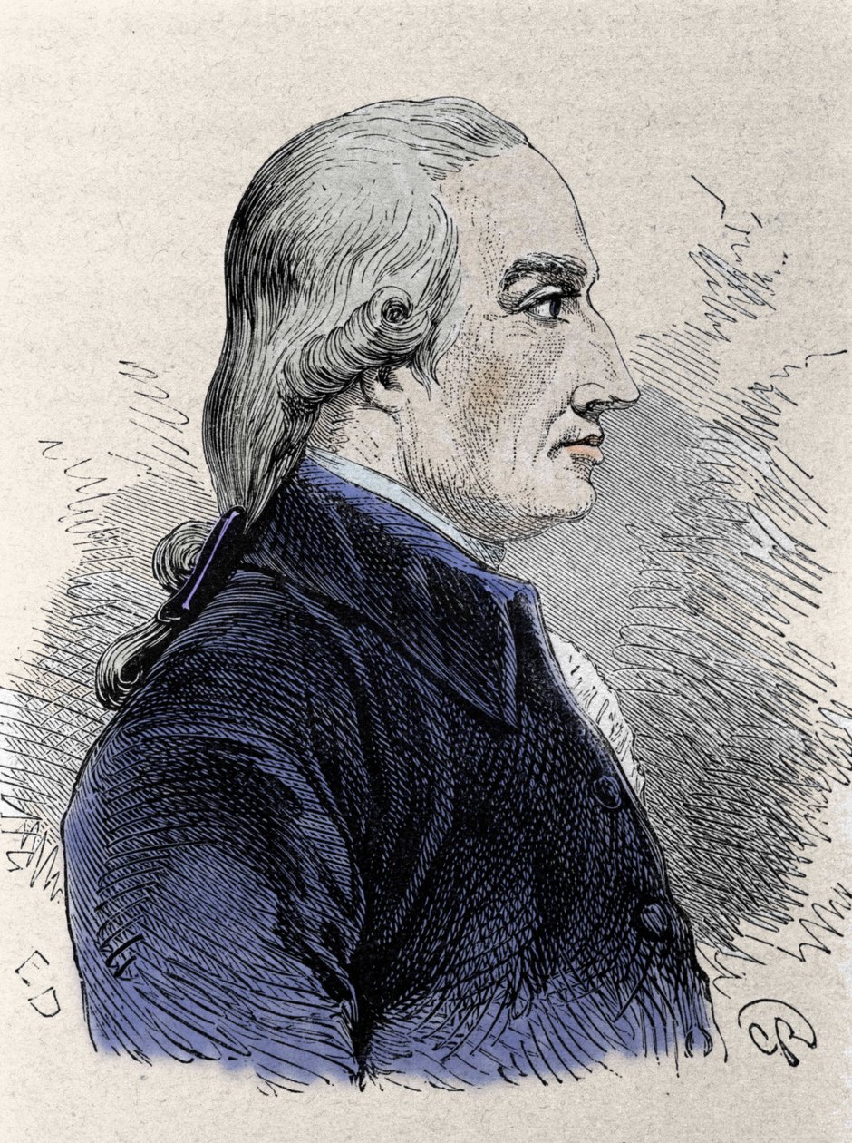 Portræt af Joseph Black (1728-1799), skotsk kemiker. af Unknown artist
