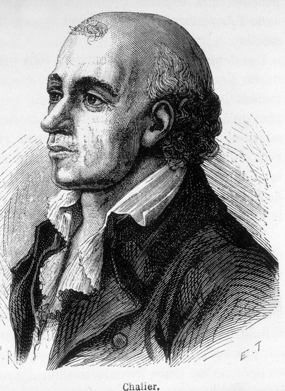 Portræt af Joseph Chalier, fransk politiker (1747-1793). af Unknown artist