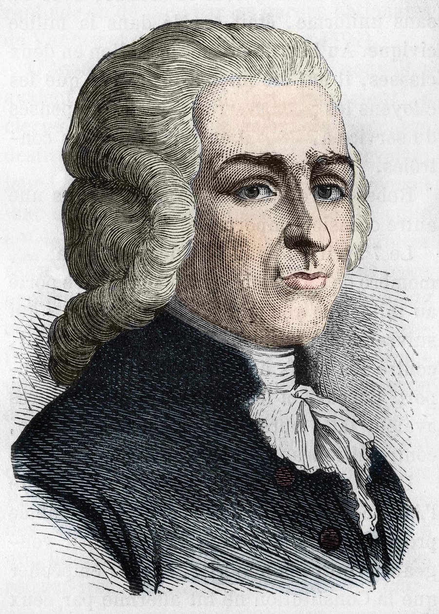 Portræt af Joseph Ignace Guillotin (1738-1814), fransk læge og politiker af Unknown artist