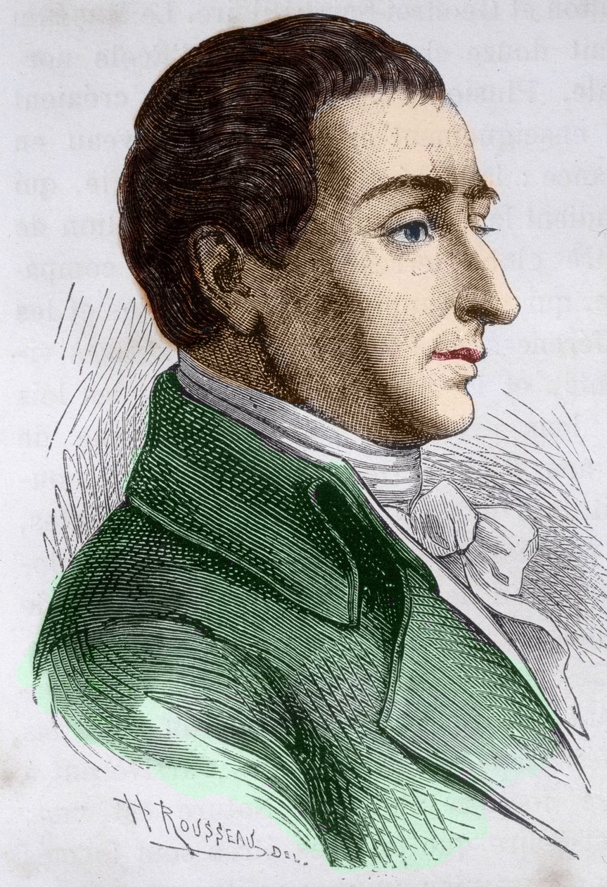 Portræt af Joseph Louis de Lagrange (1736-1813), fransk matematiker. af Unknown artist