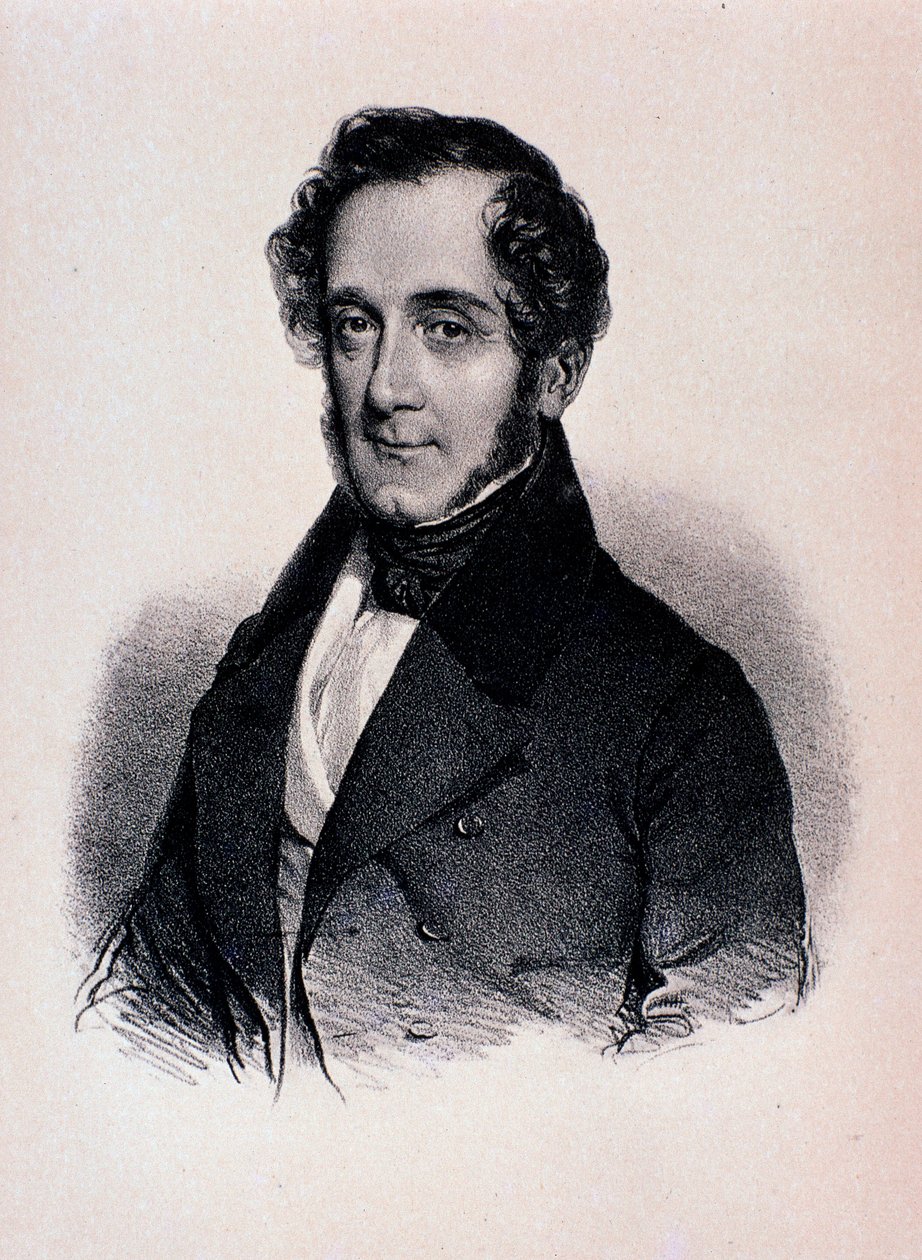 Portræt af Joseph Mayseder (litografi) af Unknown artist