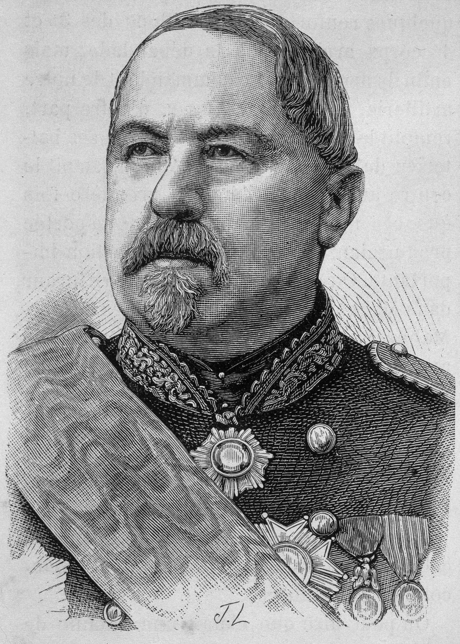 Portræt af Joseph Vinoy (1800-1880), fransk general. af Unknown artist