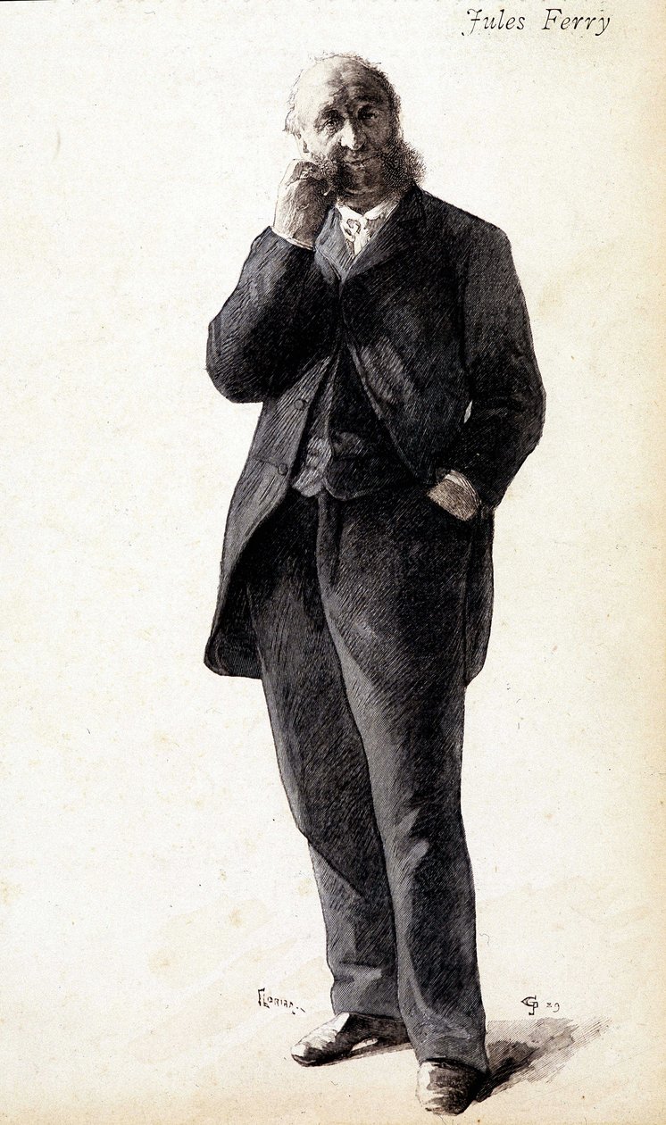 Portræt af Jules Ferry, omkring 1880 af Unknown artist