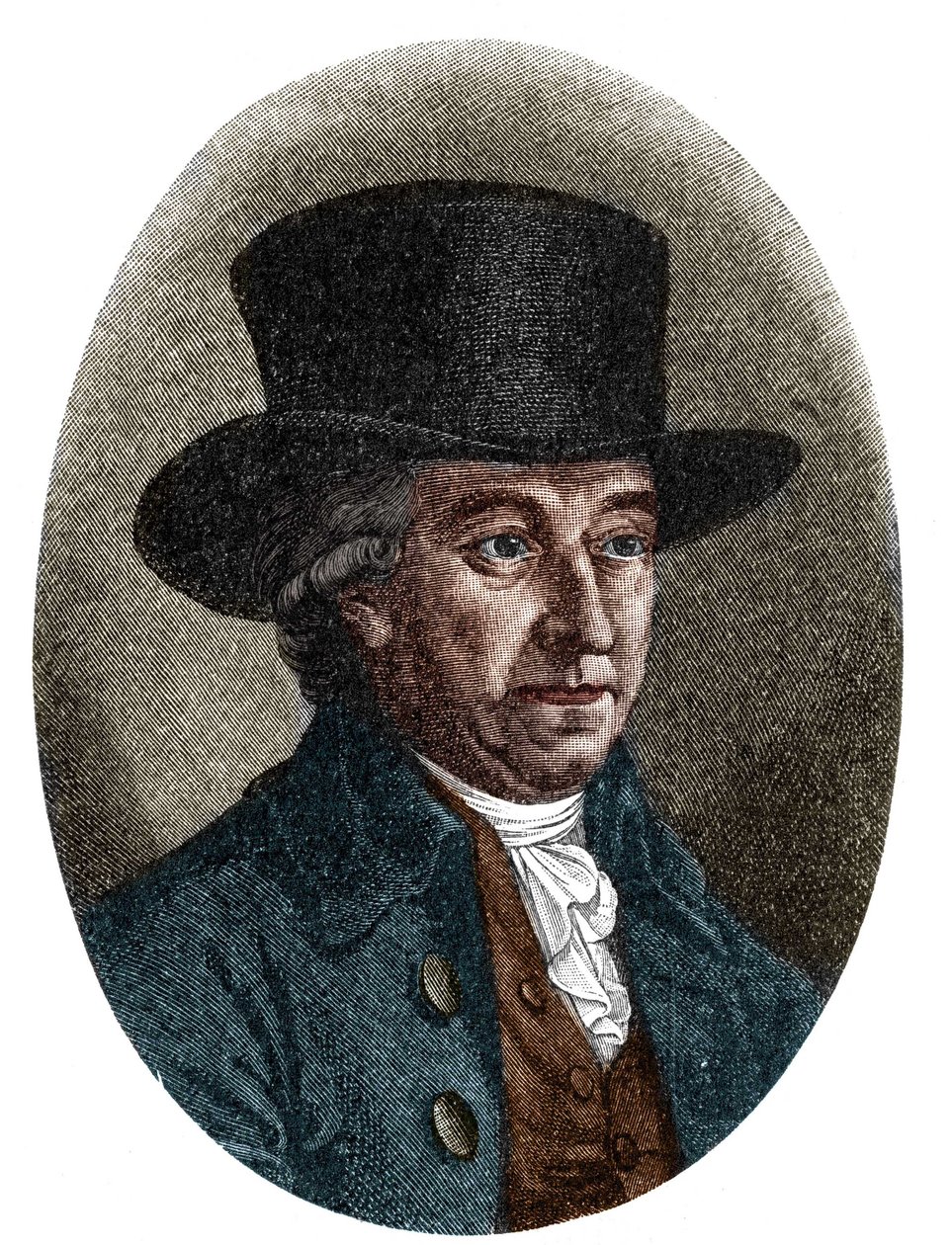 Portræt af Justus Moser (eller Mosers eller Moeser af Unknown artist