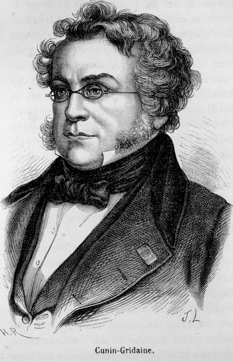 Portræt af Laurent Cunin-Gridaine (Cunin Gridaine af Unknown artist